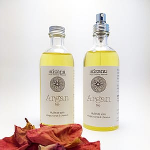 Huile argan bio visage corps et cheveux