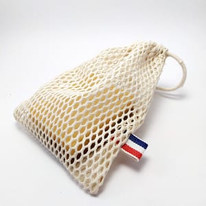 Filet en coton bio pour faire sécher votre savon ou utiliser vos chutes de savons