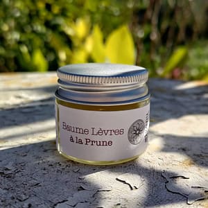 baume à lèvres à l'huile de prune